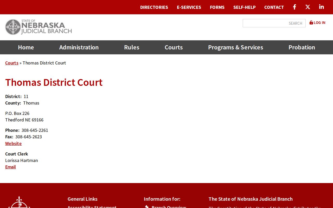 Thomas County arrest warrants district court source
